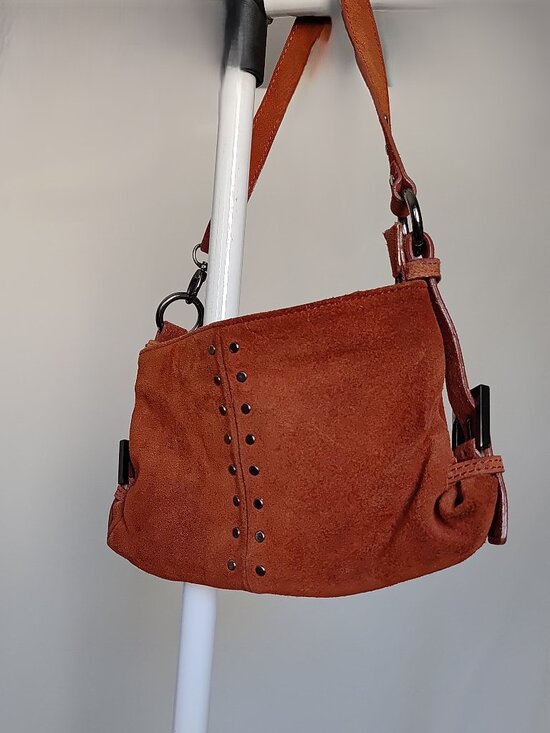 Handbags - Shoulder Bag Brick Red Color